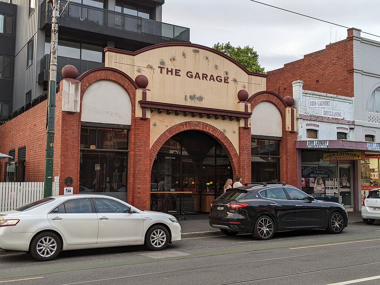 Ornate facade of the former Hawthorn Motor Garage