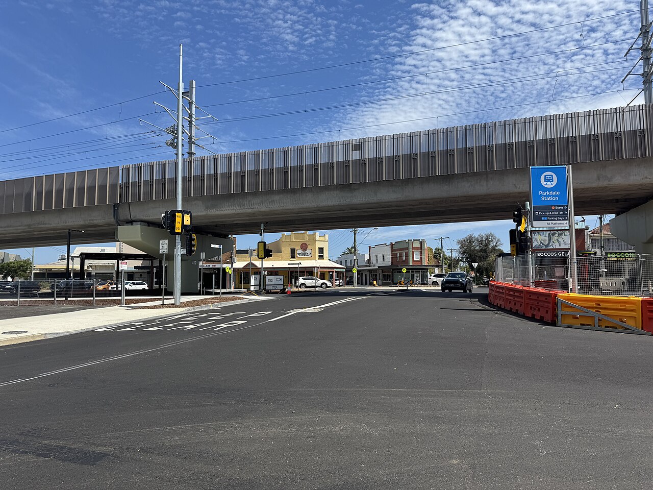 Site of the former Parkers Road level crossing, Parkdale