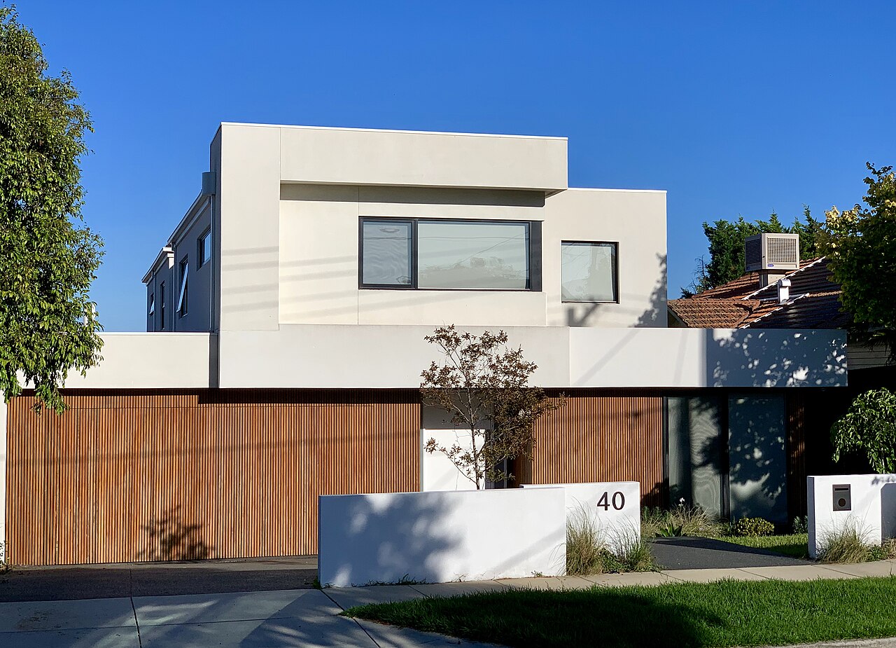 A modern house in McKinnon