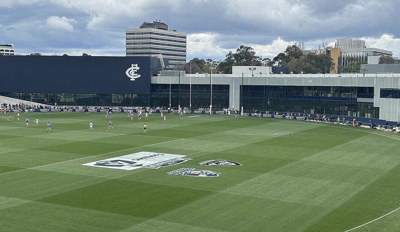 Ikon Park oval and stands
