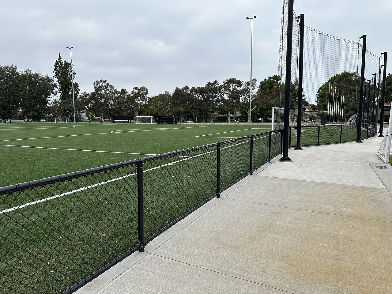 Synthetic sports field at JL Murphy Reserve