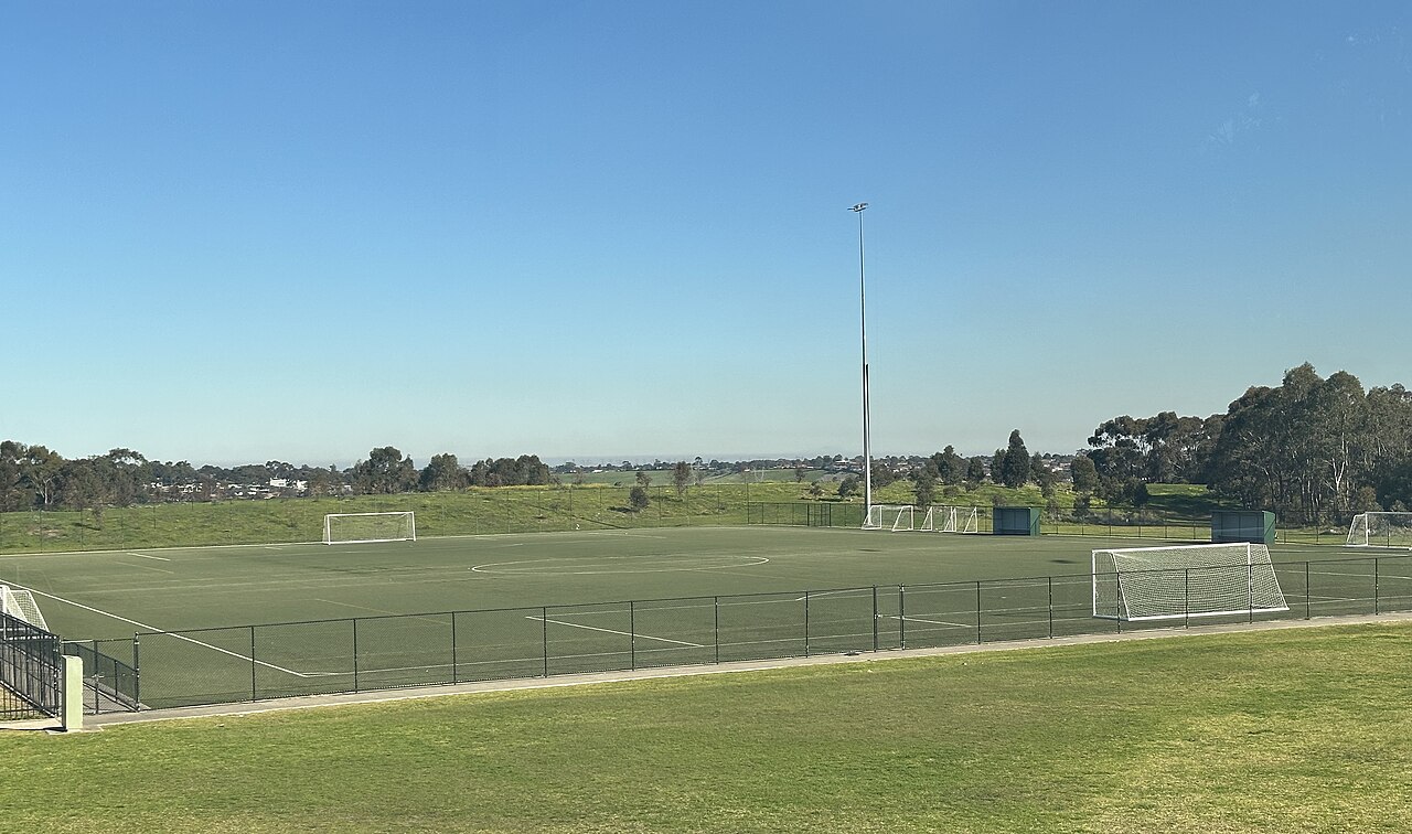 Sports field at John Ilhan Memorial Reserve
