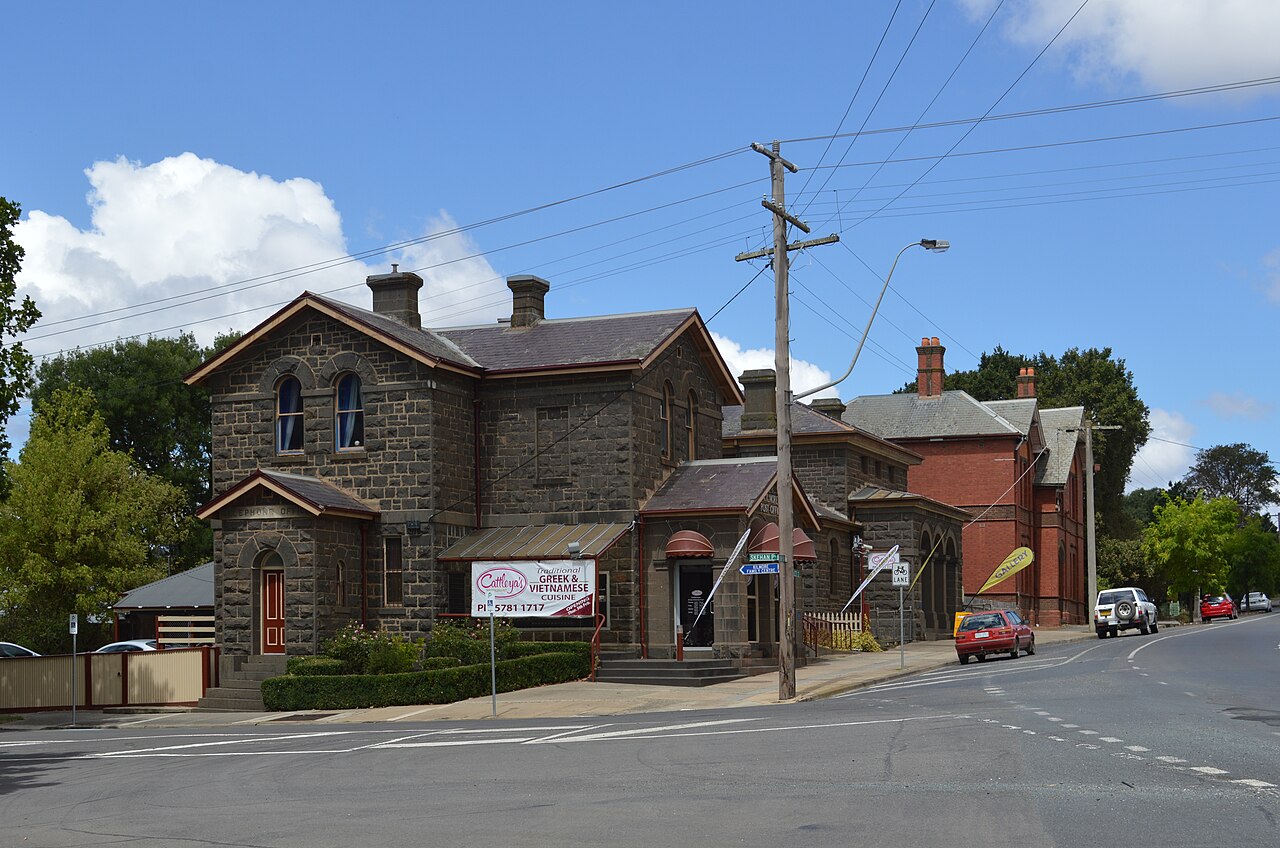 Kilmore Post Office, a bluestone building