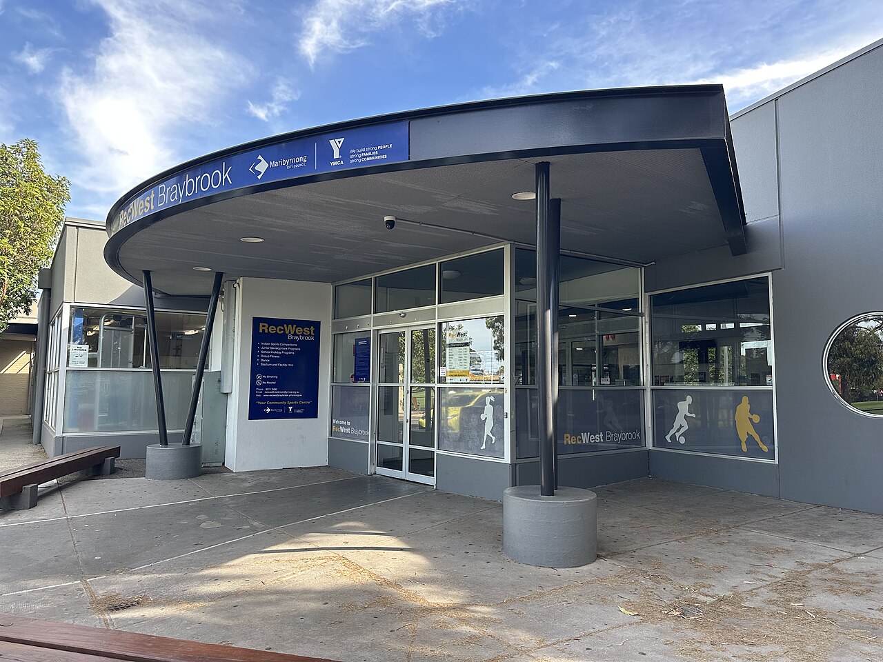 Pavilion entrance at Kinder Smith Reserve