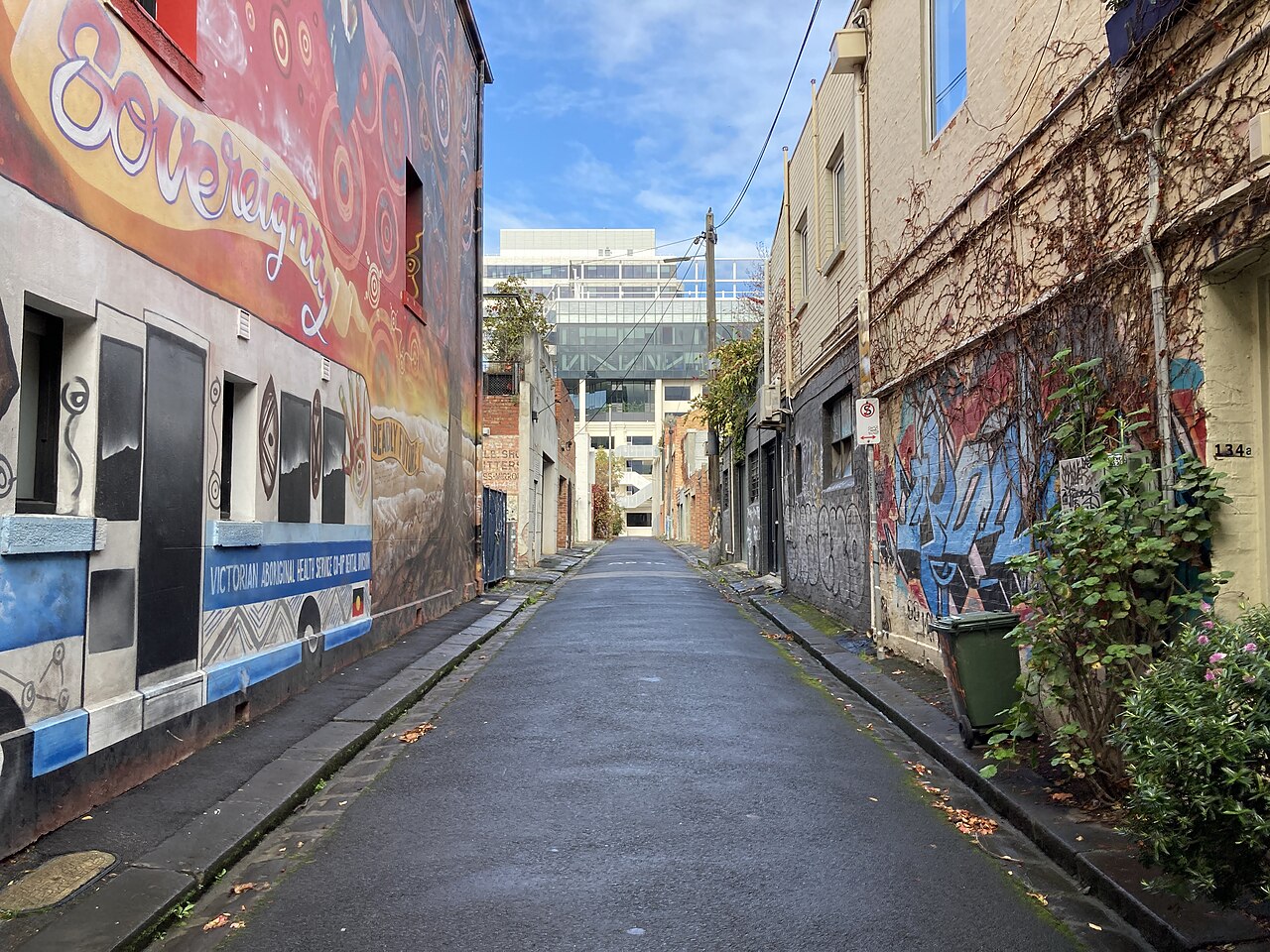 Little Napier Street laneway in Fitzroy