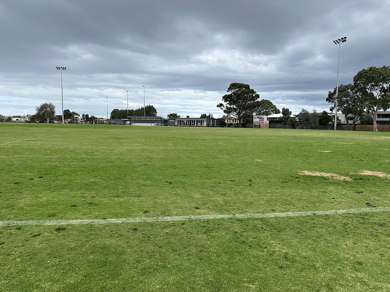 Playing field at McKinnon Reserve