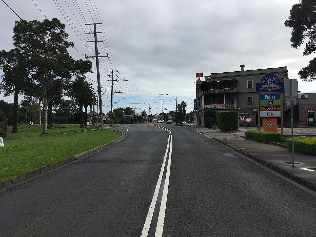 Merri Parade looking north-west