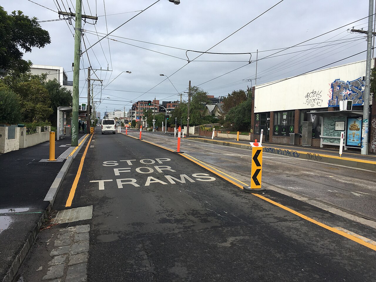 New easy-access tram stop on Nicholson Street