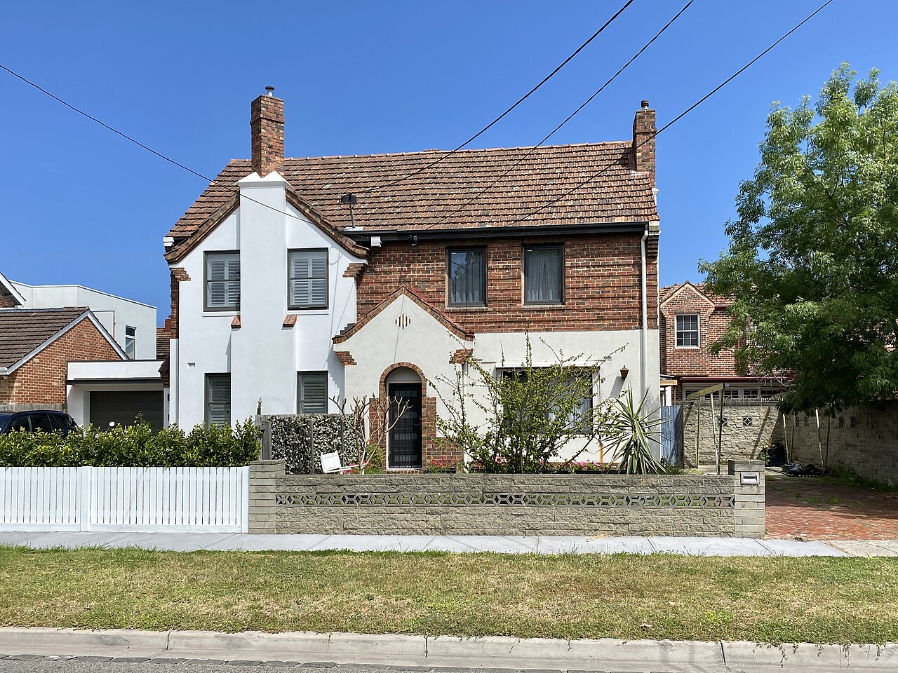 Old English style house in the Dunstan Estate