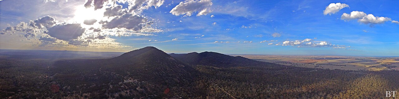 Panorama of the You Yangs