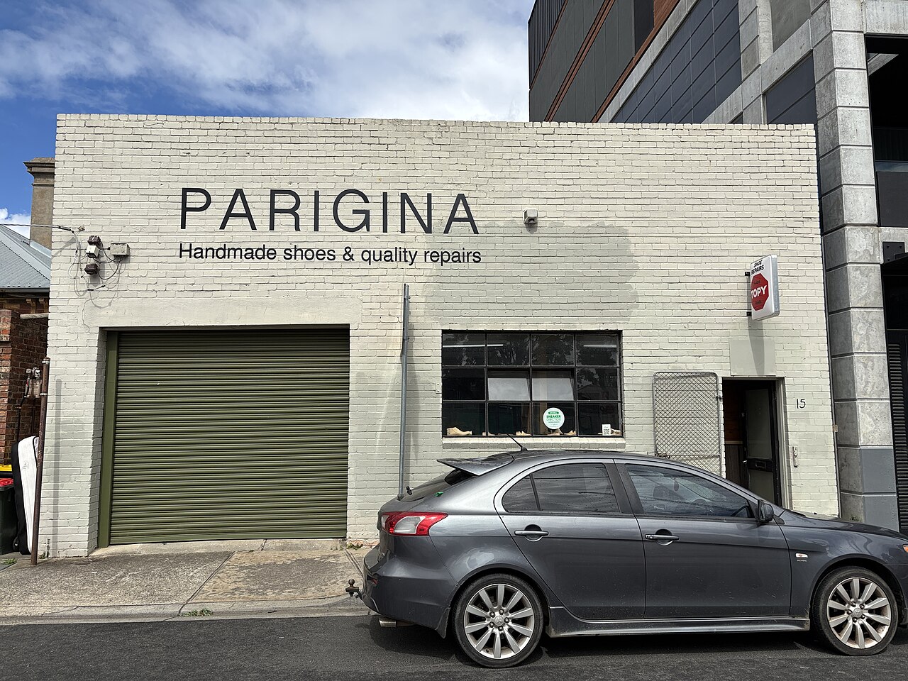 Parigina shoe factory and repair shop