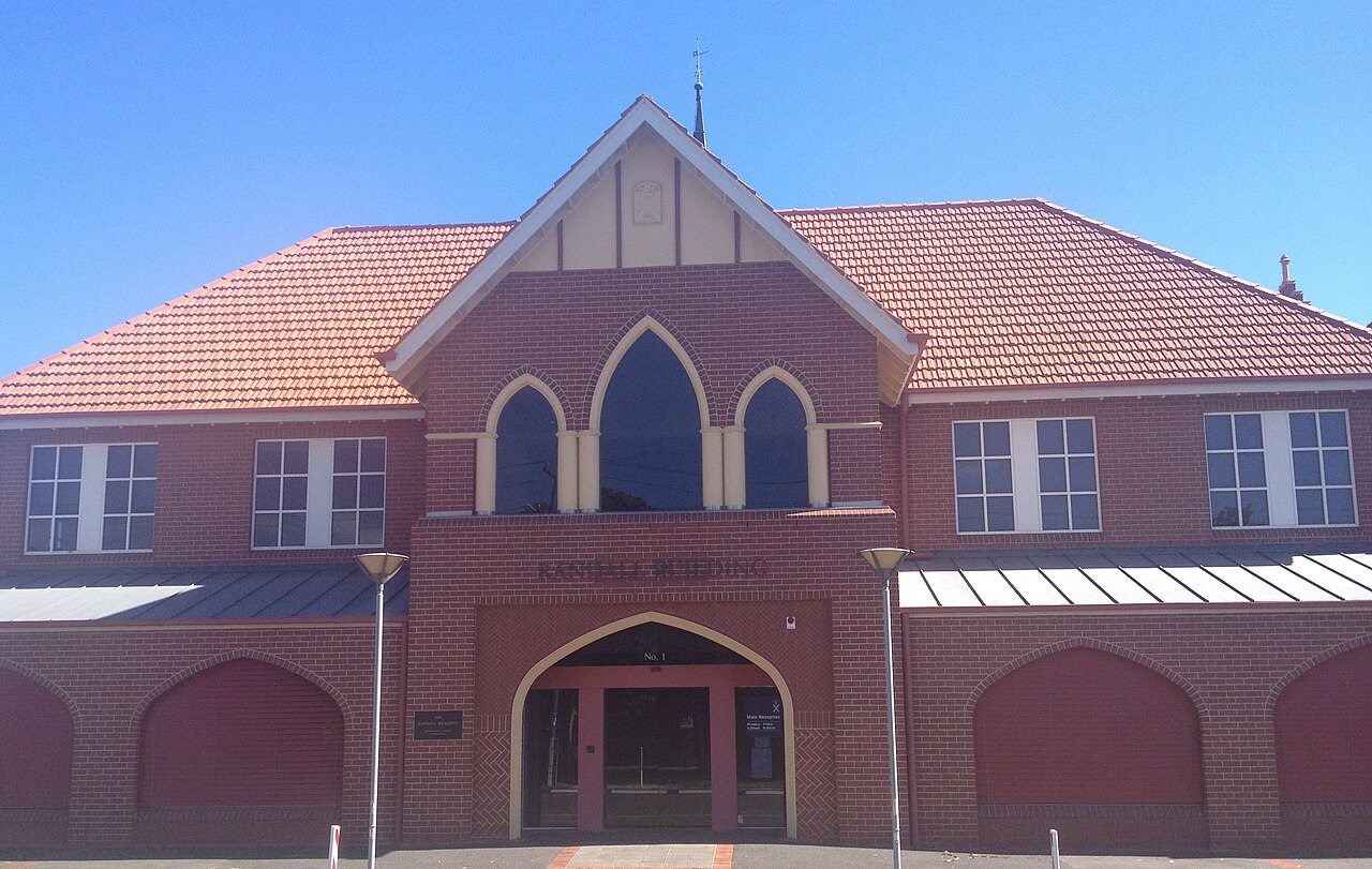 Front of the Randall Building at Scotch College