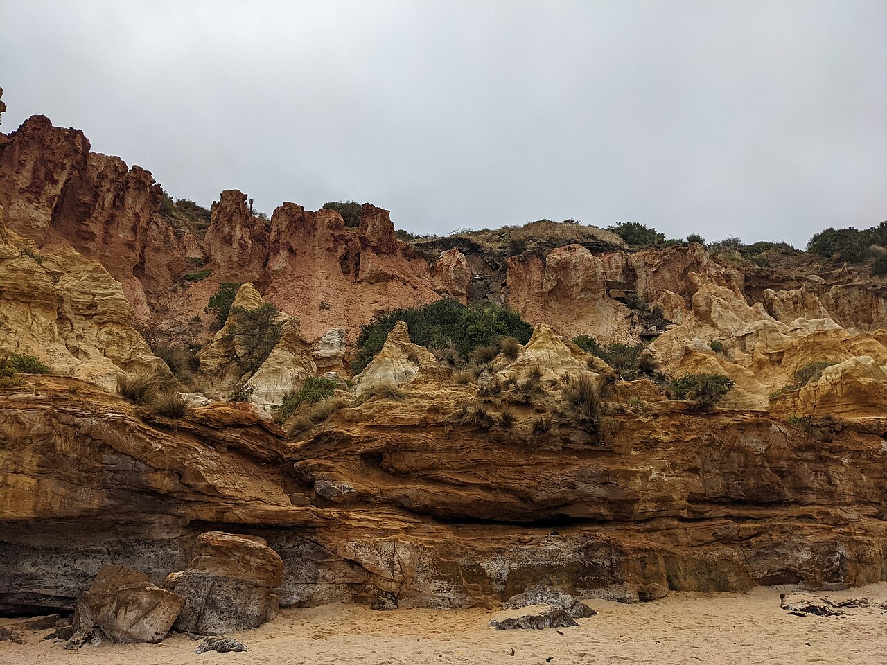 Red Bluff cliffs at Black Rock