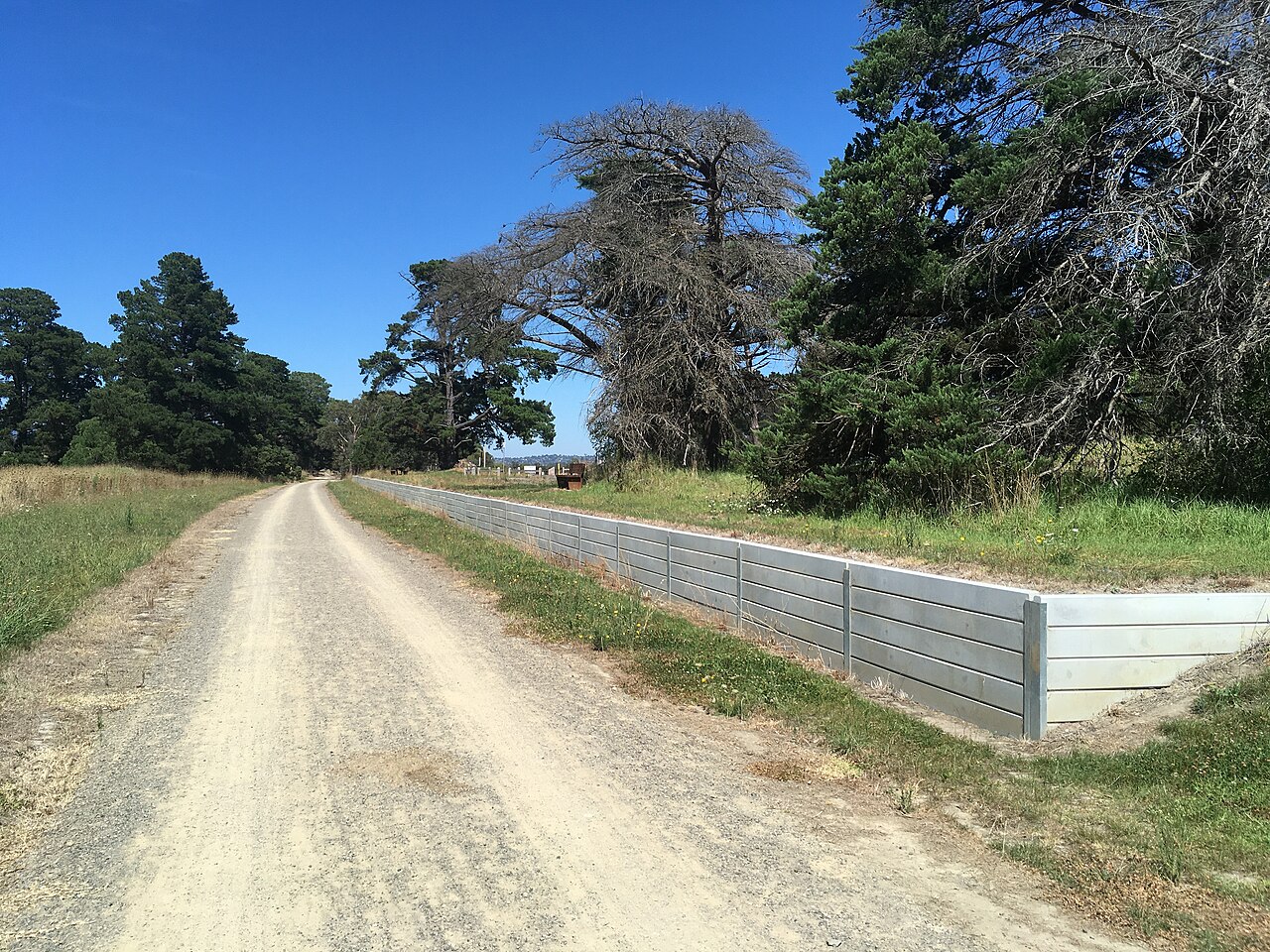 Restored former platform at Coldstream