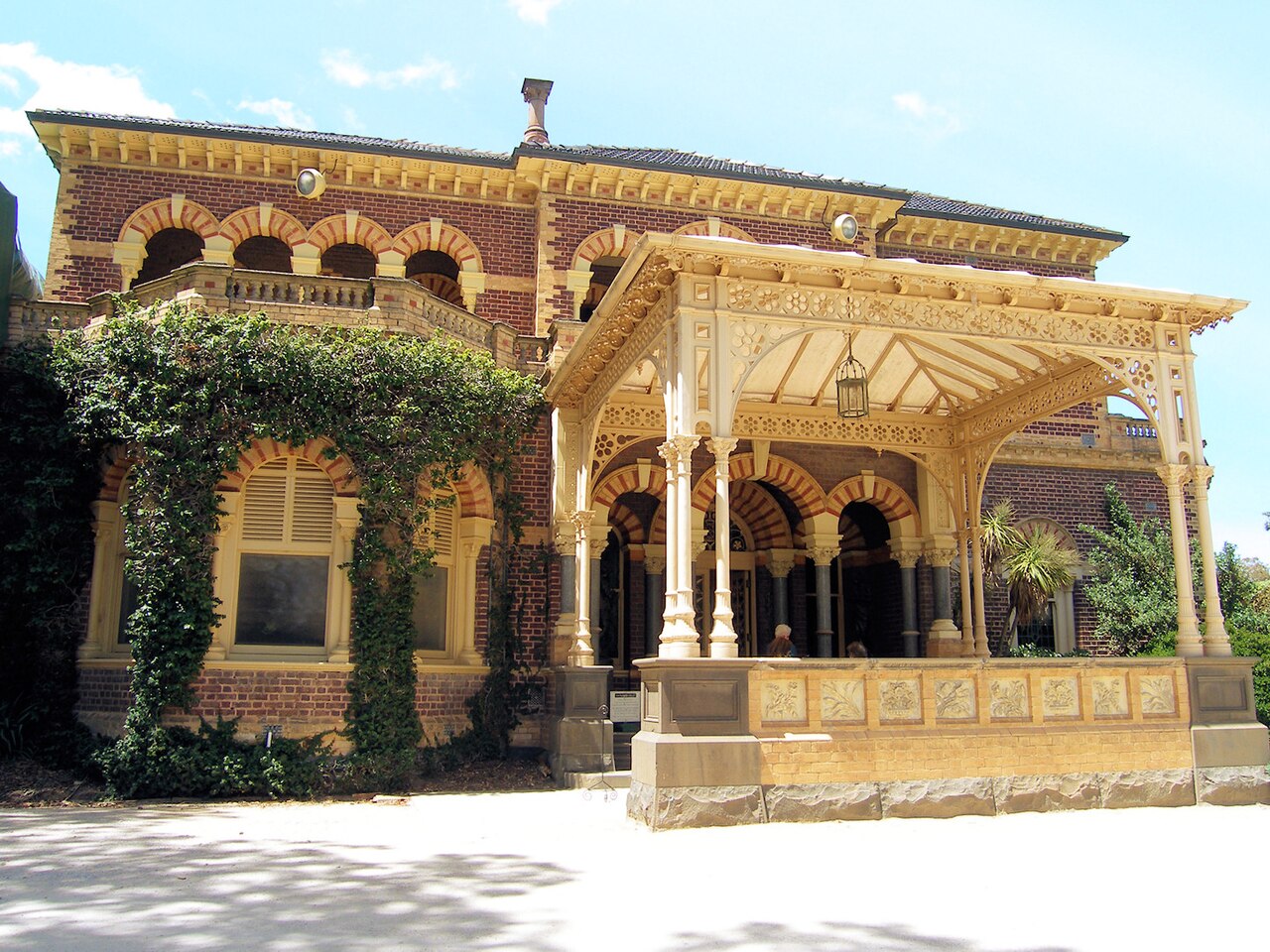 Rippon Lea front door and porch