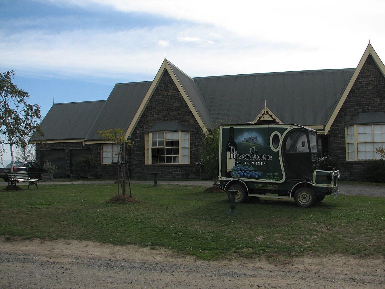 Riverstone Estate winery building in the Yarra Valley
