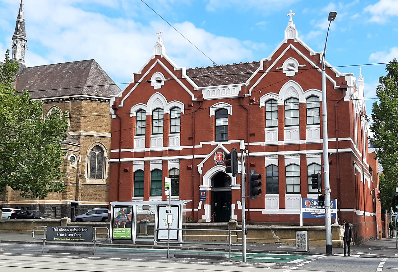 Red-brick Simonds Catholic College building