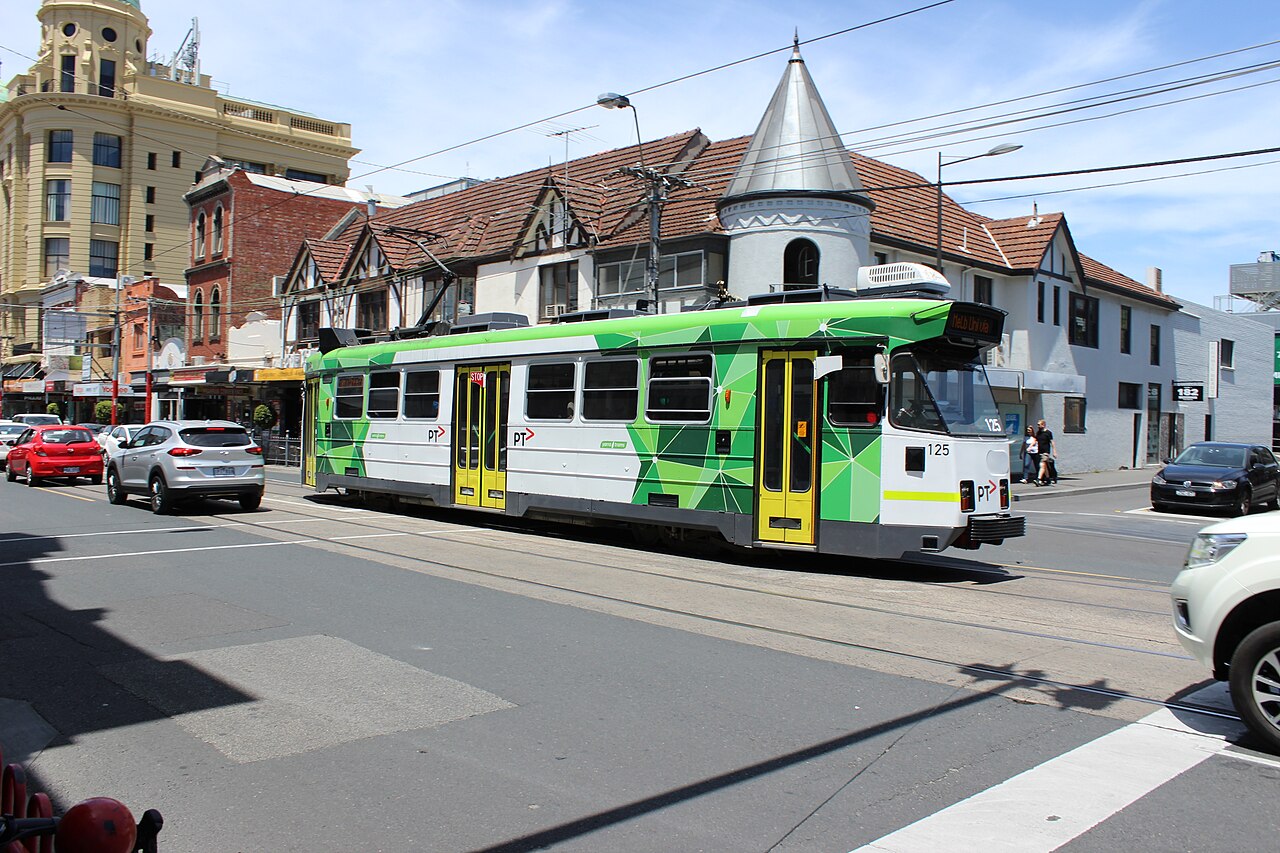 Tram on Commercial Road, South Yarra