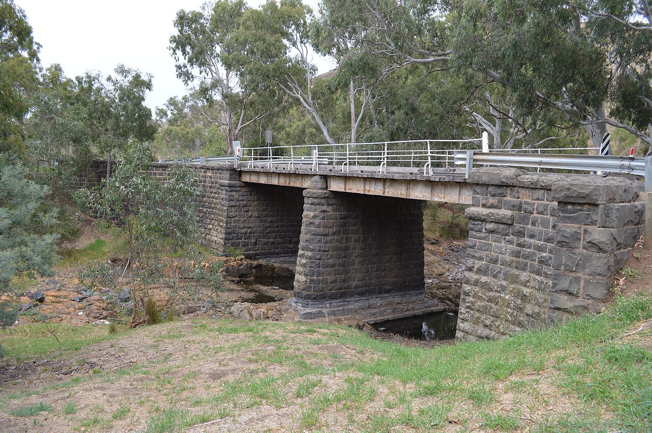 Bluestone Wildwood Road bridge over a creek