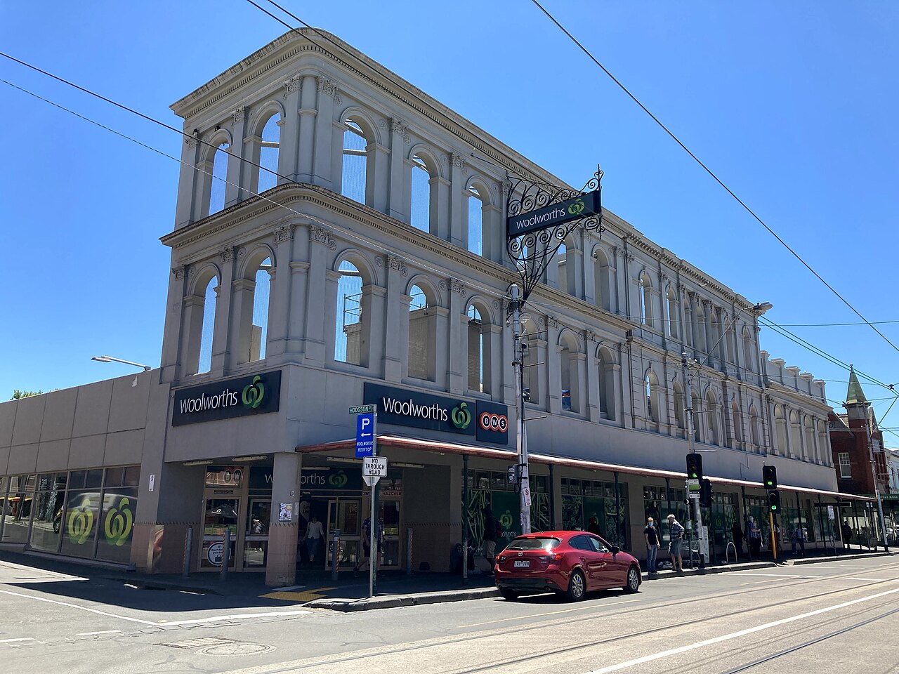 Woolworths store in a heritage building in Fitzroy