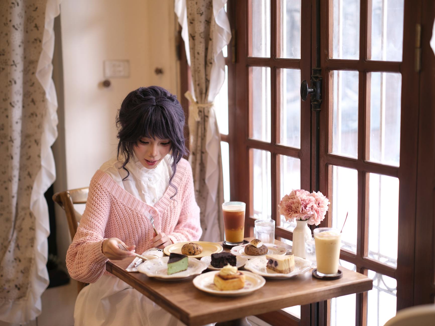 Weekend brunch scene on Brunswick Street Fitzroy North