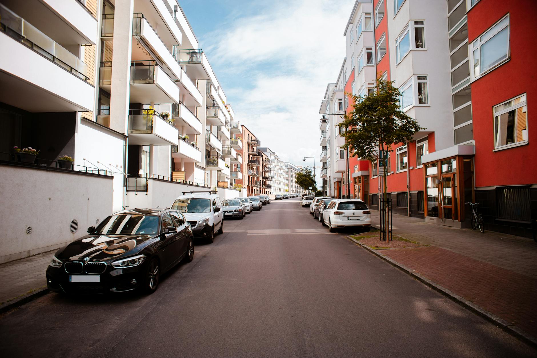 Street view of Footscray with shops and pedestrians in Melbourne's inner west