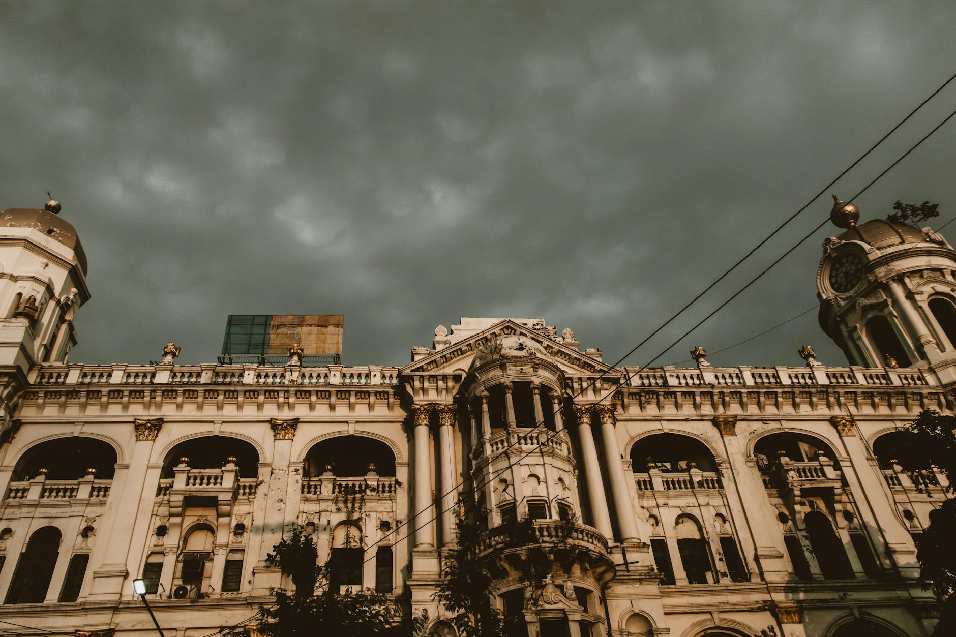Arts Centre Melbourne spire and Southbank skyline