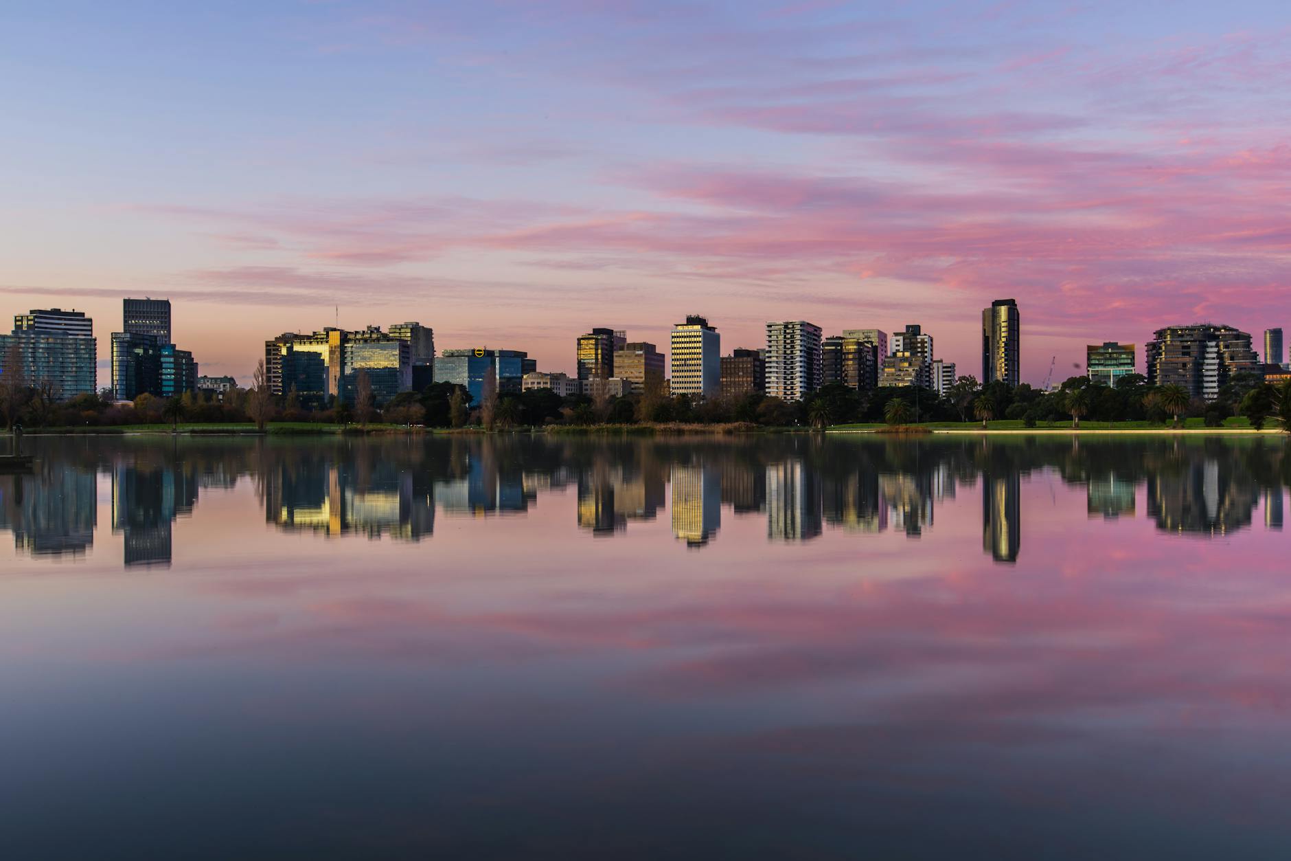 Historic St Kilda foreshore with Luna Park and Palais Theatre
